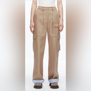 NWT 3.1 Phillip Lim Tan and Blue Checkered Pants